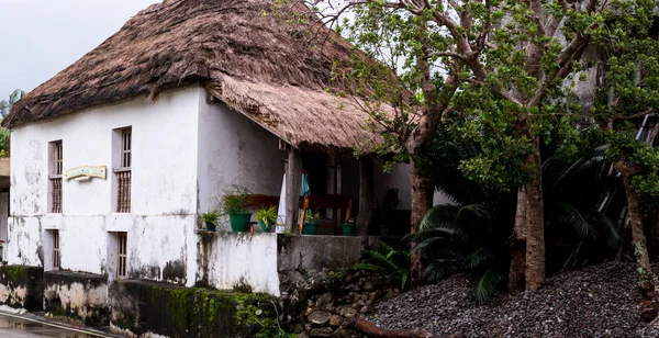 Casa Piedra Con Techo Cogón Batanes Filipinas — Foto de Stock