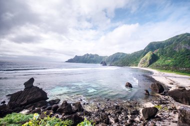 Heritage village in Chavayan, Sabtang, Batanes, Filipinler yol.