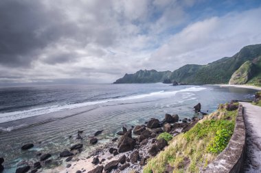 Heritage village in Chavayan, Sabtang, Batanes, Filipinler yol.