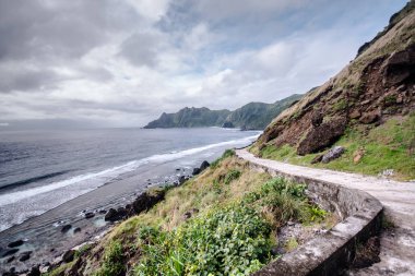 Heritage village in Chavayan, Sabtang, Batanes, Filipinler yol.