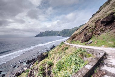 Heritage village in Chavayan, Sabtang, Batanes, Filipinler yol.