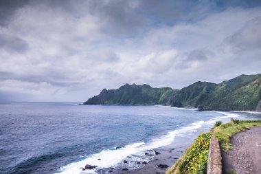 Heritage village in Chavayan, Sabtang, Batanes, Filipinler yol.