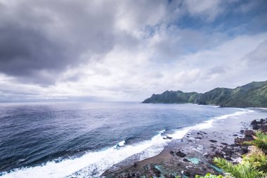 Heritage village in Chavayan, Sabtang, Batanes, Filipinler yol.