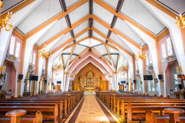 Güzel dekore edilmiş St. Joseph İşçi Kilisesi, Pacda