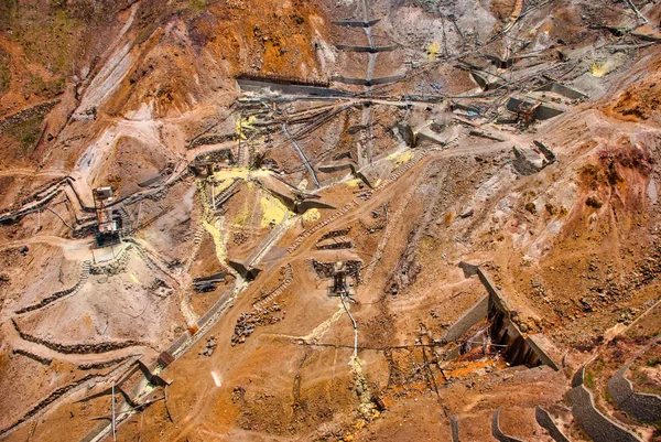Sulfur mine at Mt.Owakudani, Hakone, Japan — Stock Photo, Image