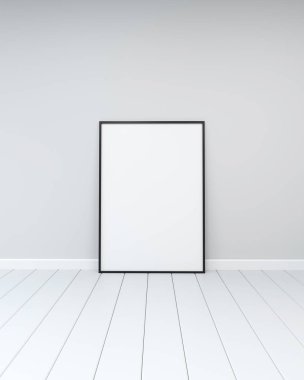İç mockup. Boş poster