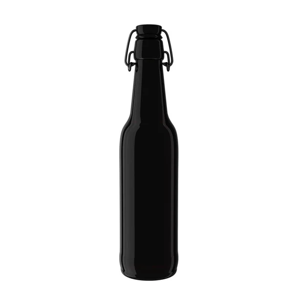 Szklane butelki makieta — Zdjęcie stockowe