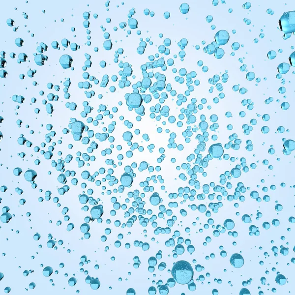 Water bubbels 3d — Stockfoto