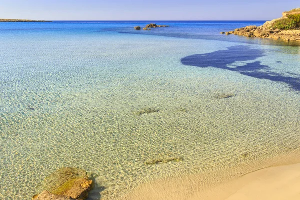 Sahil kumlu koyları ve sivri kayalıklar gerçekten açık ve kristal deniz (İtalya bakan düşündüren bir münavebe tarafından karakterize).