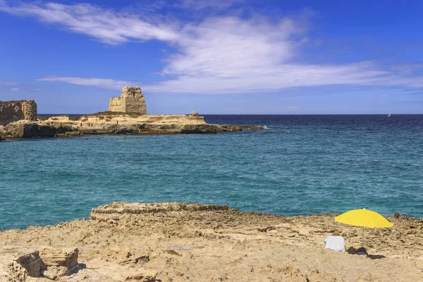 Summertime Realx Het Strand Een Plek Zon Mooiste Kust Van — Stockfoto