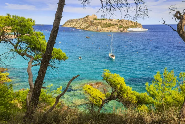 Das Archipel Der Tremiti Inseln Hintergrund Die Insel San Nicola — Stockfoto