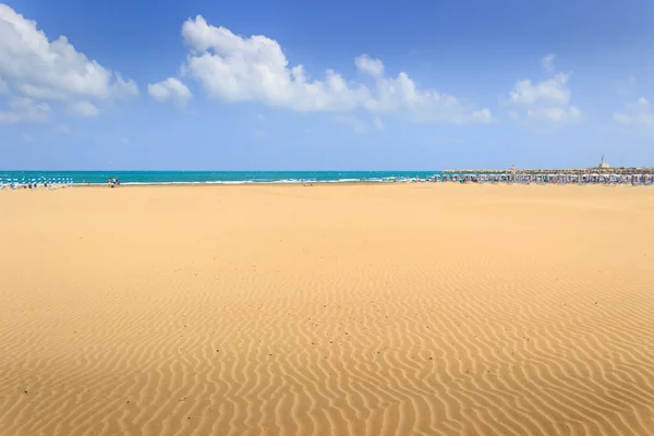 Las Playas Más Bellas Apulia Italia Convento Playa San Lorenzo —  Fotos de Stock