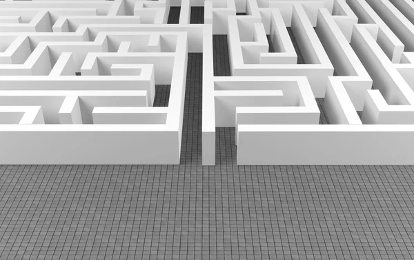 Fundal labirint, concept complex de rezolvare a problemelor — Fotografie, imagine de stoc