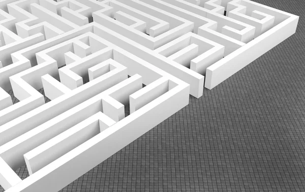 Fundal labirint, concept complex de rezolvare a problemelor — Fotografie, imagine de stoc