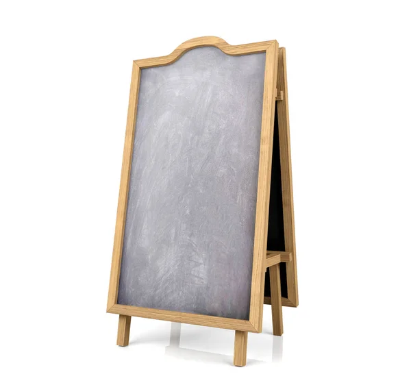 Blackboard menu isolated on white background — Stock Photo, Image