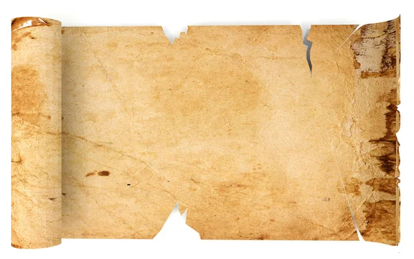 Παλιό χαρτί αντίκες κύλισης — Φωτογραφία Αρχείου