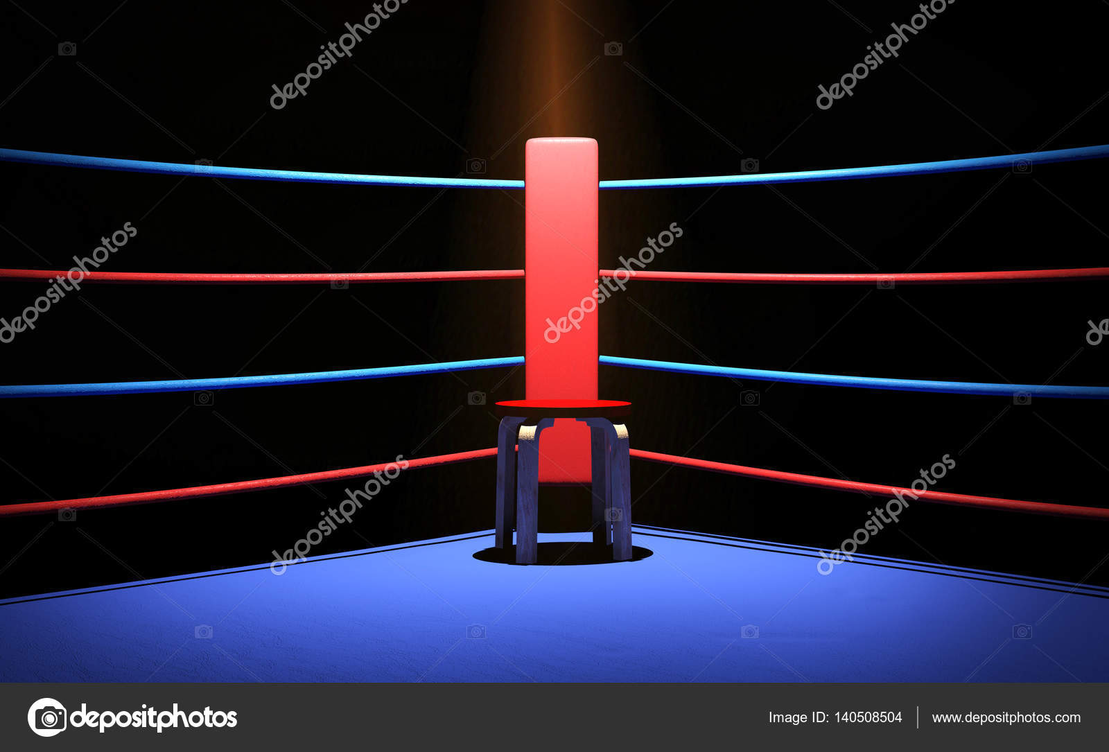 Dimly Spotlit Corner Boxing Ring Surrounded Stock Illustration 2317284951 |  Shutterstock