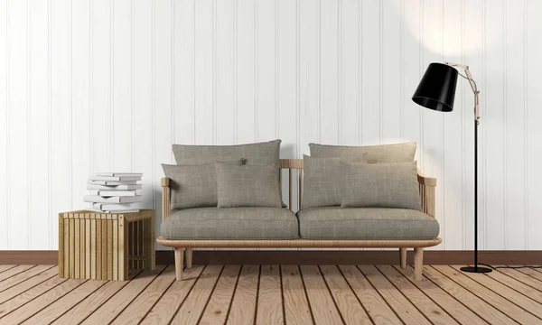 Intérieur de la chambre dans un style minimaliste — Photo gratuite