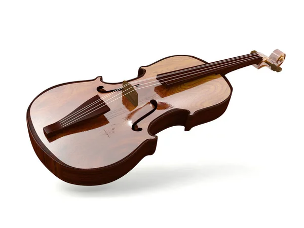 Violin isolated on white background — Stock Photo, Image