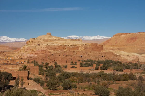 Kasbah από πηλό Ait Ben-Haddou στο Μαρόκο, ένα μνημείο παγκόσμιας κληρονομιάς — Φωτογραφία Αρχείου