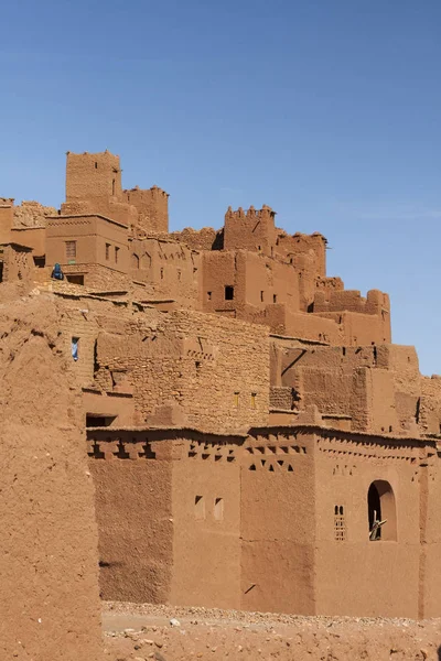 Στο ben Haddou, Μνημείο Παγκόσμιας Κληρονομιάς στο Μαρόκο — Φωτογραφία Αρχείου