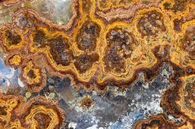 Metal doku, paslı metal arka plan. Eski metal panel.