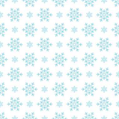 Geometrik tek renkli kış seamless modeli.