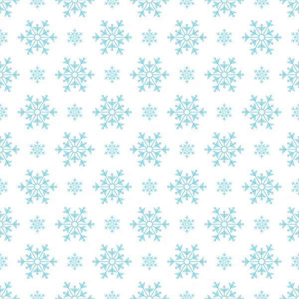 Geometric monochrome winter seamless pattern. — Stock Vector