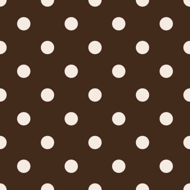 Daire geometrik seamless modeli kahverengi zemin üzerine bej renk.