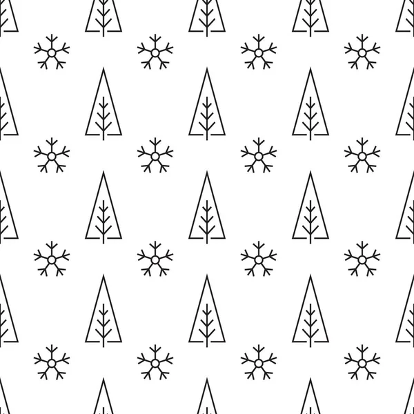 Geometrik tek renkli kış seamless modeli.