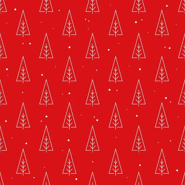 Geometrik tek renkli kış seamless modeli.