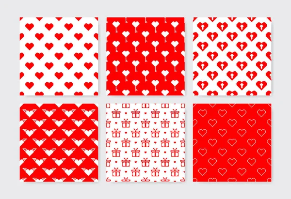 Паттерн-набор пикселей Валентина . — стоковый вектор