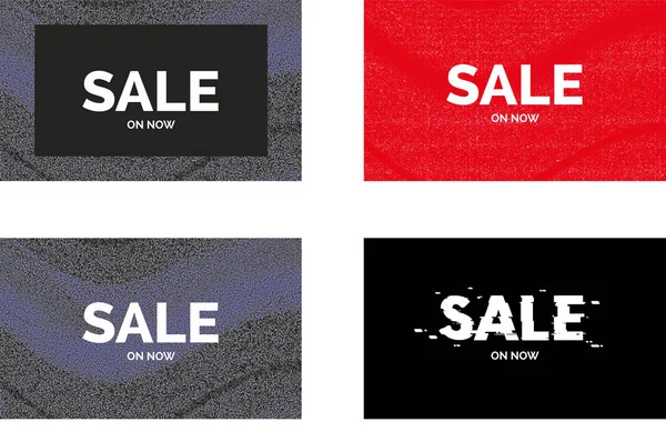 Vektör satışı pankartları. 