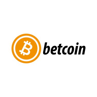 Bitcoin simgesi düz sanat, web, www, mobil uygulaması, işaret, resim