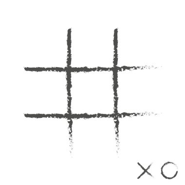 Çapraz oyun, ayak, sıfır, Xo kutsal kişilerin resmi, Eps10, vektör çizim, düz, App, Web, sanat, nesne