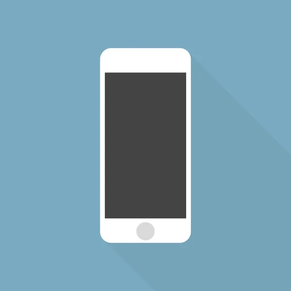 Realistische mobiele telefoon. Telefoon vector illustratie, object, web, flat, afbeelding, foto — Stockvector