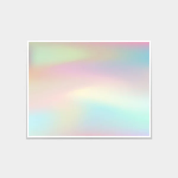 Bright holographic background on a grey background — Stock Vector