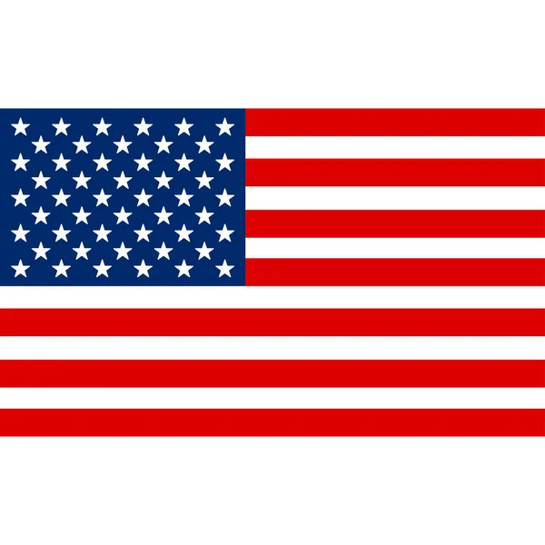 Amerikanische Flagge. Amerikanische Flaggenzeichnung jpg. Vorlage: amerikanische Flagge. Amerikanische Flagge eps Vektor Illustration. Amerikanisches Blatt — Stockvektor