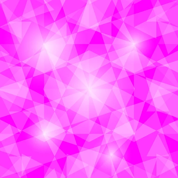 Abstrakt texturerat polygonal bakgrund. Vector rosa triangel bakgrundsdesign — Stock vektor