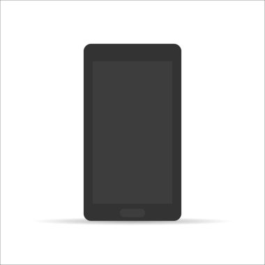 Beyaz arkaplanda telefon simgesi