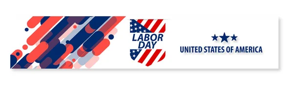 Ηνωμένες Πολιτείες Αμερικής Labor Day ΑΦΙΣΩΝ — Διανυσματικό Αρχείο