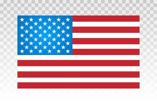 美国国旗矢量图解 — 图库矢量图片