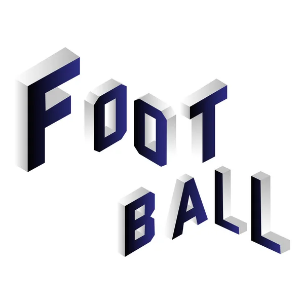 Fußball WM 2018 Hintergrund Fußball 3D-Vektor — Stockvektor