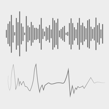 Ses dalgaları. Ses dalgaları. Görüntü. Tek renkli