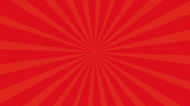 Pop-art tarzı video içerisindeki Retro vintage ışınları arka planı