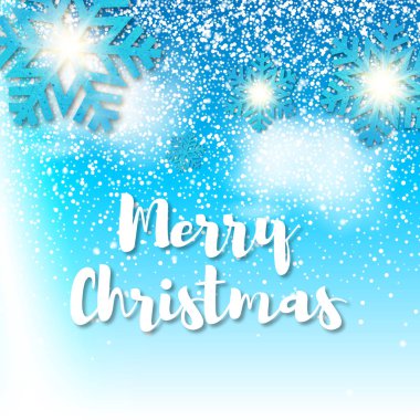 Kusursuz gerçekçi yağan kar ve kar taneleri Mutlu Noeller. 