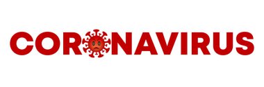 Salgın Koronavirüs tehlikeli vektör çizimi. Bilgi, simge, logo, sembol, işaret