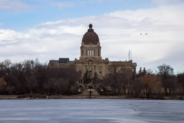 Saskatchewan Legislative Building in Regina, Saskatchewan. Stock Photo