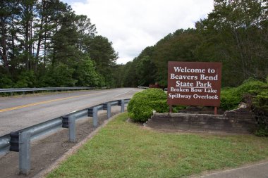 Beaver 's Bend State Park tabelası