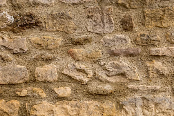 Vecchio Intemperie Muro Mattoni Marrone — Foto Stock